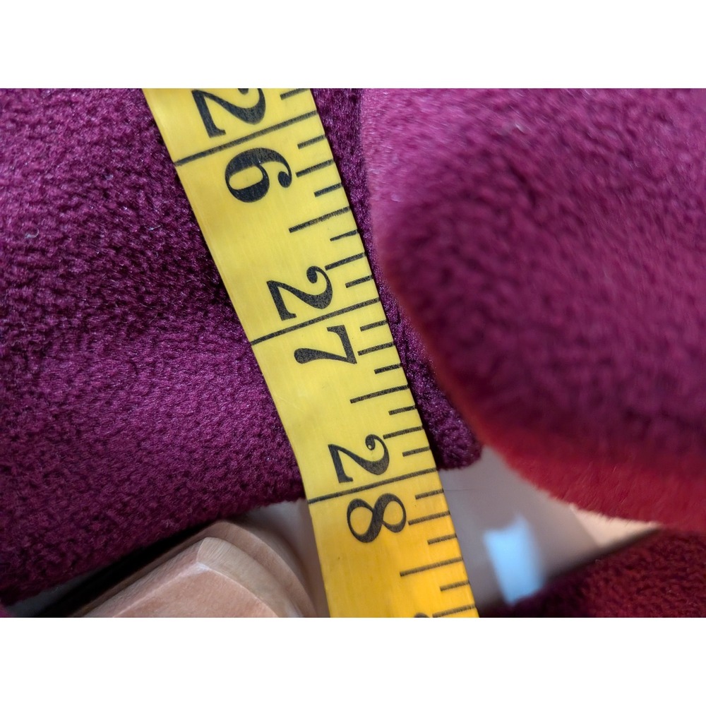 ActiveZone Women Berry Purple Fleece Full Zip Snap Jacket Funnel Neck 2-3x - Picture 4 of 5